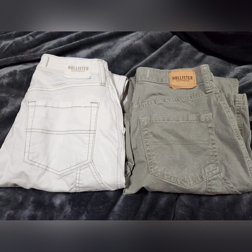 Hollister ultra high-rise dad pant x 2